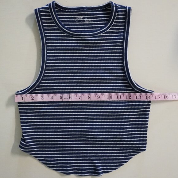 Aerie Ribbed Tank Cropped size Large - Picture 4 of 6